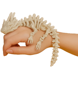 Esqueleto articulado em 3D super divertido