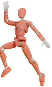 Boneco articulado para poses em 3D Dummy 13