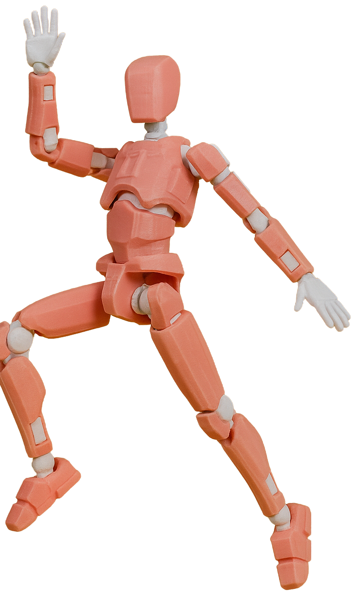 Boneco articulado para poses em 3D Dummy 13