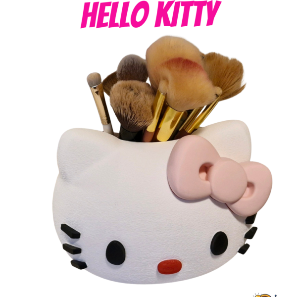 Porta-lápis e canetas Hello Kitty 🎀 | Deixe seu espaço mais fofo e cheio de personalidade!