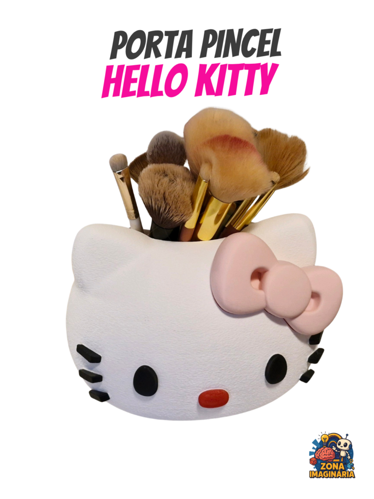 Produto em destaque da Zona Imaginária: Porta-lápis e canetas Hello Kitty 🎀 | Deixe seu espaço mais fofo e cheio de personalidade!