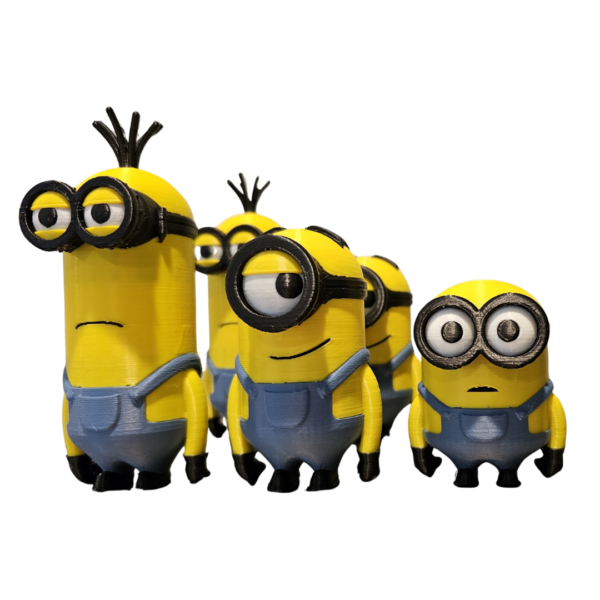 Kit 3 bonecos minions filme meu malvado favorito
