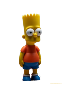 Boneco Bart Simpsons 13cm – Item de Coleção | Personagem Clássico Simpsons Familia