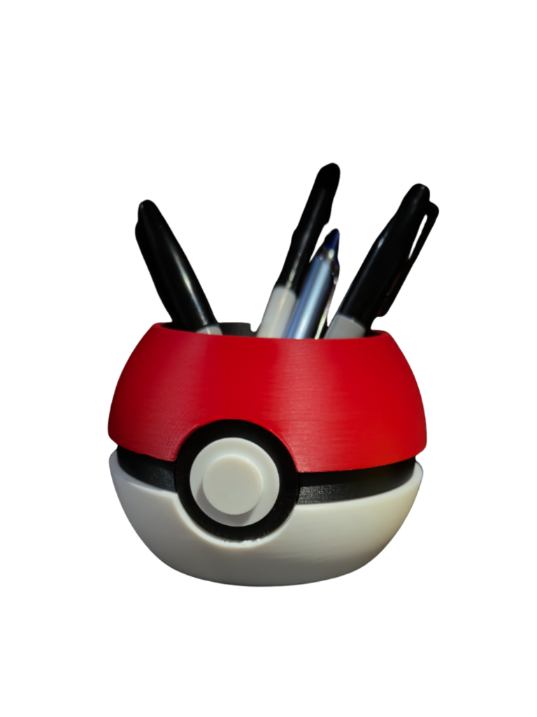 PORTA-LÁPIS E CANETAS POKÉBOLA | Deixe seu espaço mais geek e estiloso!