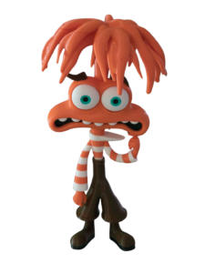 Boneco Ansiedade – Divertida Mente | 13cm | Colecionável Decorativo